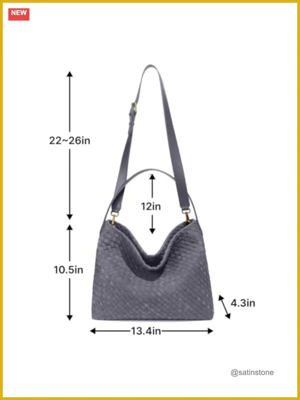 Braided Suede Tote Bag Woven Hobo Shoulder Bag for Work Travel